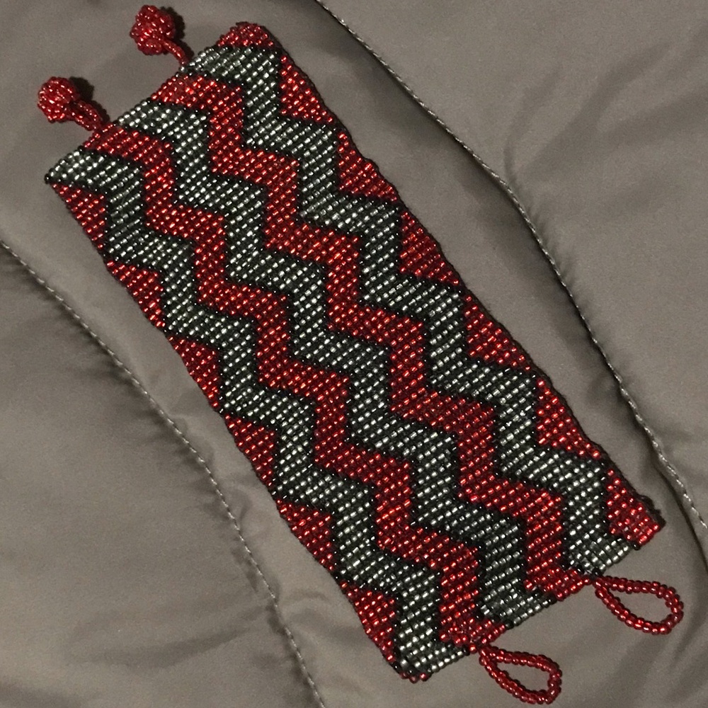 90s/Y2K Wide Beaded Bracelet - Picture 5 of 5